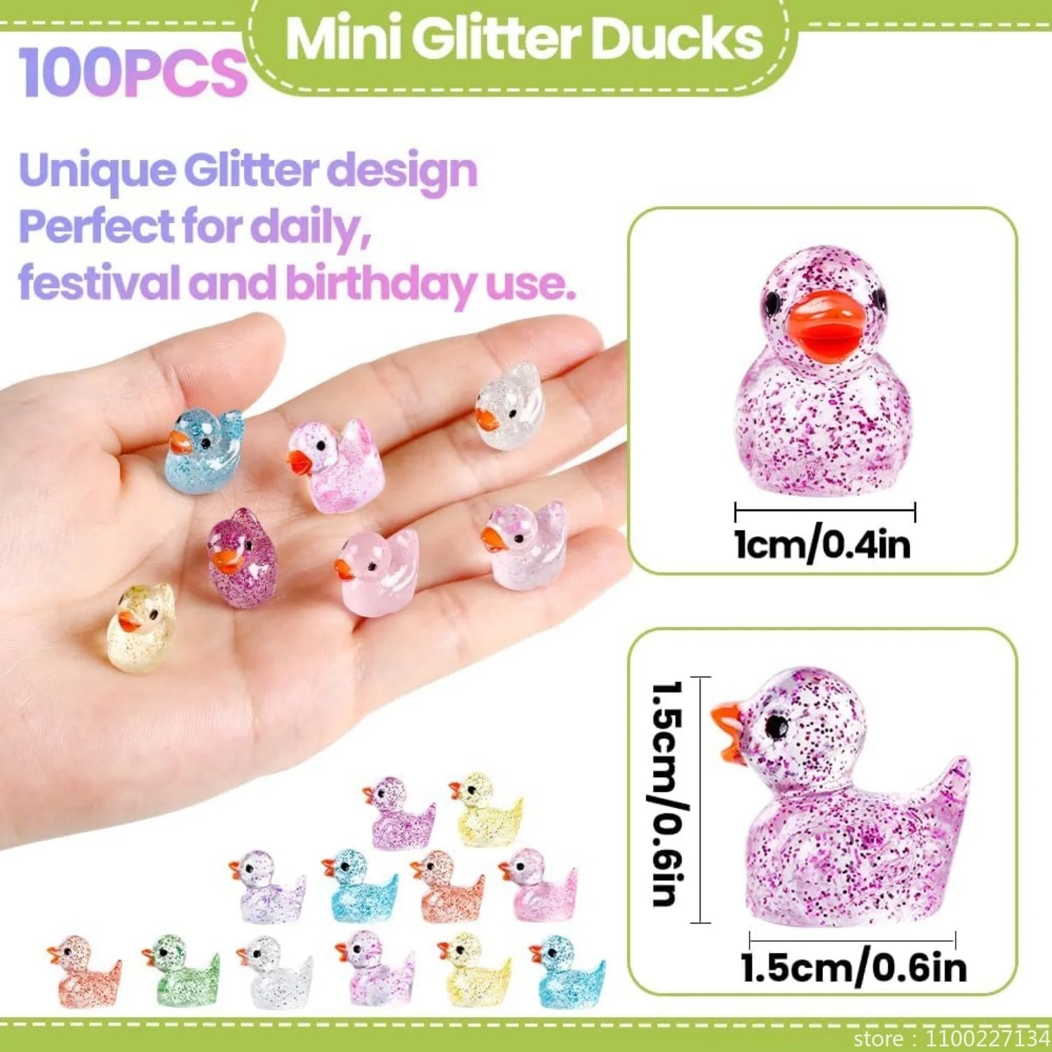 Mini Resin Duck Collectible Set