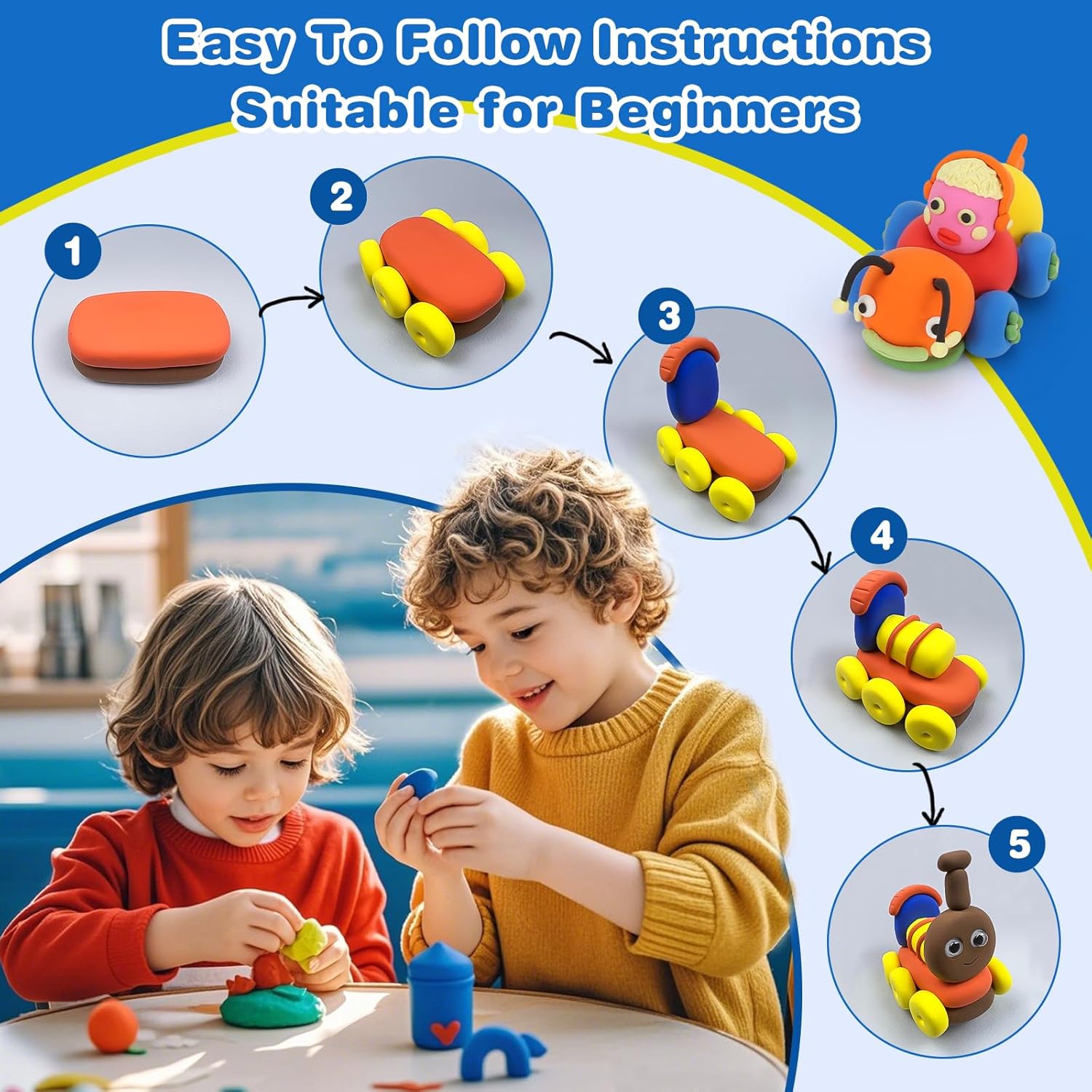 Magic Mold Air Dry Clay Kit